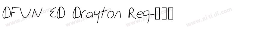 DFVN ED Drayton Reg字体转换